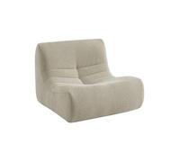 Módulo Para Sofá Modular En Borreguito Texturizado, Beige
