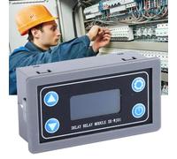 Módulo Relé XY-WJ01 Placa Relé 6-30V 1 Canal con Retardo 50mA Interruptor Temporizador Apagado Automático Módulo Temporizador Ciclo Disparo Soporte