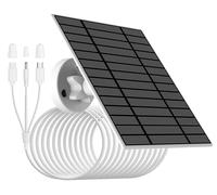 Módulo solar de 5V-6W para cámara, con certificación IP66, cable de 3 metros, con conectores microUSB/Type-C/DC