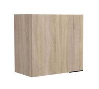 Módulo superior cocina arko en color madera claro y negro 1 puerta melamina 60x57.9x35.6 cm