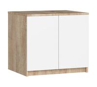 AKORD | Módulo Superior de Armario | Aumenta la Capacidad | 2 Estantes y 2 Puertas | Resistente | Fácil de Montar | 60x51x55 cm | Wengé