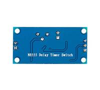 Módulo temporizador de relé de retardo ajustable NE555 - Control de temporización de 0 a 120 s para automatización - Disparador externo con indicador LED - Compatible con 5-12 V