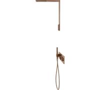 Módulo termostato hansgrohe AXOR ShowerComposition Select, 3 consumidores, 540/110, 12572310, Color: Oro rojo cepillado