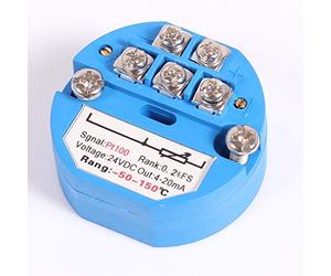 Módulo Transmisor de Temperatura,RTD PT100-50~150 ℃ Transmisor de Sensor de Temperatura 4-20MA 0-10V Sensor Aislado