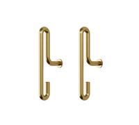 MOEBE 2 Ganchos de pared Moebe small oro mate