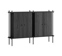 MOEBE Armario Shelving System Cabinet Black. 163×115×35 cm. S.115.2.E