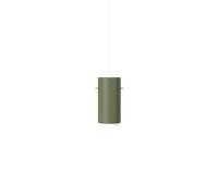 MOEBE Lámpara colgante Moebe Tube small Ø8 cm Pine green