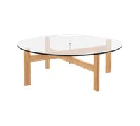 MOEBE Mesa de centro Moebe Round Ø88 cm Roble