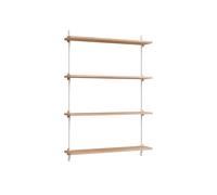 MOEBE Moebe wall shelving ws.115.1 Roble-blanco