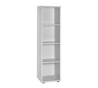 Möbelpartner Manni 142866 - Estantería, Color Gris Claro, 39,3 x 39,5 x 152,8 cm