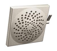 Moen S6345BN Velocity - Cabezal de ducha de lluvia con dos funciones de 8-1/2 pulgadas de diámetro, níquel cepillado