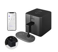 MOES Fingerbot Plus Smart Switch Botón de palanca inteligente actualizado con control táctil, compatible con Tuya/Smart Life APP, Alexa/Google Home y Temporizador requiere MOES BLE HUB, negro