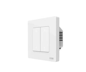 MOES Interruptor Dimmer de 2 botões Zigbee - Série Star Ring