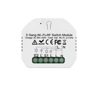 Moes Módulo Interruptor de 2 Canais - Smart WiFi + RF433