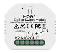 Moes Módulo Interruptor de Luz Inteligente 1 canal Sem Neutro - Smart Zigbee + RF433