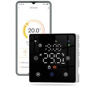 MOES Termostato ZIGBEE a batería de 2 Hilo, Calefaccion la Caldera Apto para Calderas de Gas, Termostato programable Controlable por Voz, Compatible con Google Assistant/Alexa/Tuya/Smart Life