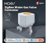 MOES Tuya ZigBee-controlador de válvula de Gas y agua con batería inteligente, Control por voz automático de bajo consumo de energía con Alexa y Google Home Zigbee Valve
