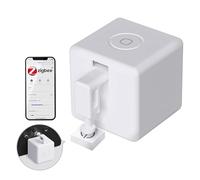 MOES Zigbee Fingerbot Plus Smart Switch Botón de palanca inteligente actualizado con control táctil, compatible con Tuya/Smart Life APP, Alexa/Google Home y Temporizador requiere MOES Zigbee HUB