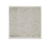 Möve Bamboo Luxe - Toallita de Mano de 60% algodón, 40% Viscosa de Pulpa de bambú, 30 x 30 cm, Gris Plata