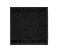 Möve Bamboo Luxe - Toallita de Mano de 60% algodón, 40% Viscosa de Pulpa de bambú, 30 x 30 cm, Negro