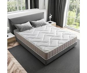 MOISURY® Colchón 120 x 180 Viscoelástico VISCOGEL 20cm Grosor- Firmeza Alta con Multizonas de Descanso y Sistema Bio Essence Antihongos, Antiácaros y Antibacterias - AirSupport y Tejido Stretch 3D