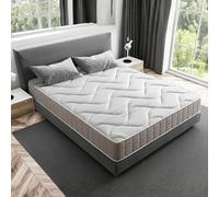 MOISURY® Colchón 120 x 190 Viscoelástico VISCOGEL 24cm Grosor- Firmeza Alta con Multizonas de Descanso y Sistema Bio Essence Antihongos, Antiácaros y Antibacterias - AirSupport y Tejido Stretch 3D