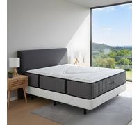 Moisury® Colchón Viscoelástico 120x200 Premium - Firmeza Alta 30 CM Altura - Colchón Ortopédico Titán - Alivio de Espalda y Alineación de Columna - Transpirable Antialérgico Ergonómico