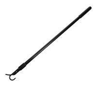 MOKKHNB Barra y de Aleación Cortina de Aluminio Ajustable Negro de 24 Pulgadas, Poste de Extensión Pieza de Repuesto Fácil para Persiana Vertical