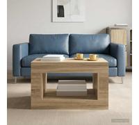 Mokuyary Mesa de Centro de diseño Minimalista Roble Sonoma Modernas Mesa de Café para Sala, Dormitorio, Oficina