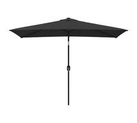 Mokuyary Sombrilla rectangular para balcón, 200 x 300 cm, color blanco | Sombrilla de playa plegable, sombrilla de jardín, sombrilla de mercado, sombrilla para balcón, terraza, jardín, terraza