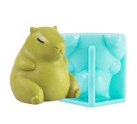 Molde 3D Capybara - Bandeja de silicona para pastelería, postre creativo para hacer dulces de animales, perfecto para hornear decoración de chocolate, suministros de de cocina, manualidades de