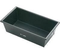 Molde antiadherente, 15x9x7 cm, color gris, acero inoxidable