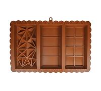 Molde de barra de chocolate - Molde de silicona para chocolate | silicona Food-Grade Thick Rectangular Mould For Holiday Homemade Making Party Preparation Knafeh Filled Bars Confectionery