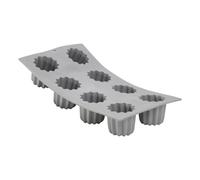 Molde de canelé ELASTOMOULE, para 8 bollos, 5,5 cm, silicona, de Buyer