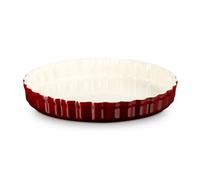 Molde de Cerámica de Gres Le Creuset para Repostería y Cocción Salada - Esmalte Blanco No Poroso, Fácil Limpieza en Lavavajillas