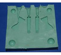 Molde de fundición de silicona para pasta farfalle y macarrones