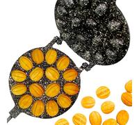 Molde de galletas de nogal 16 moldes antiadherentes de granito Oreshki - Máquina de galletas de nogal - Molde Oreshki - Oreshki Maker - Oreshnitsa - Forma de galletas de nuez - Máquina de Oreshnitsa -