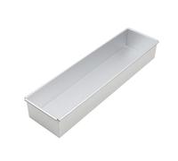 Molde de pastel para hornear - Molde rectangular antiadherente | Plato de helado de 15,74 x 3,93 x 2,36 pulgadas | Sartén perfecta para boda, fiesta de cumpleaños, en