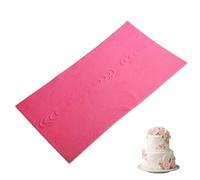 Molde de silicona con textura de corteza de árbol para decorar tartas, alfombrilla antiadherente para estampar fondant con textura de vetas de madera, molde para tartas con textura de corteza