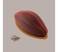 Molde de silicona para frutas realistas de haba de cacao 197 x 99 x 76 mm Lucgel