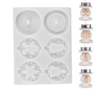 Molde de silicona para portavelas Silicona Flexible Reutilizable | Portavelas de resina de árbol de invierno Para Cemento Arcilla Jabón Resina Manualidades Decoración del Hogar