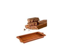 Molde de Silicona para Turrón de Chocolate y Praliné Ibili - 25 x 12 x 2 cm, Apto para Horno, Microondas y Congelador