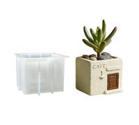 Molde de silicona resistente diseñado para elaborar regalos únicos de resina y accesorios para hogar de hormigón molde para macetero de hormigón