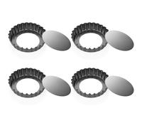 Molde Desmontable de Acero Tescoma - Ideal para Hornear Dulces y Salados 4 removable mini curlers