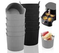 Molde Magdalenas Air Fryer 12 Piezas Moldes de Silicona para magdalenas Airfryer Molde Silicona Freidora de Aire Moldes Silicona Air Fryer