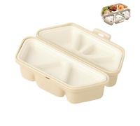 Molde para bolas de arroz, 6 recipientes para alimentos plegables japoneses cables, máquina de arroz triangular con forma de sushi - Para adultos, principiantes, almuerzo, preparación de comidas, casa