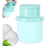 Molde Para Bolas De Hielo | Cubo Congelador Silicona 2 en 1 | Cubitera De Bolas De Hielo Para Whisky,Para Bar, Cocina, Hogar, Reuniones Familiares, Picnic, Camping Y Actividades Al Aire Libre