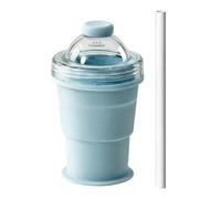 Molde Para Hacer Bolas De Hielo | Plegable A Prueba De Fugas De 325 Ml Con Pajita Y Tapa, Molde Para Bolas De Hielo De Whisky | Para El Hogar, Oficina, Gimnasio, Viajes, Senderismo, Al Aire Libre, Jug