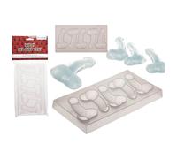 Molde para hacer cubitos de hielo con forma de pene (transparente)