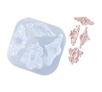 Molde para hacer velas de silicona de grado alimenticio Textura de silicona con elegantes ilustraciones en relieve de ángel y molde para hacer velas de grado alimenticio de fácil liberación